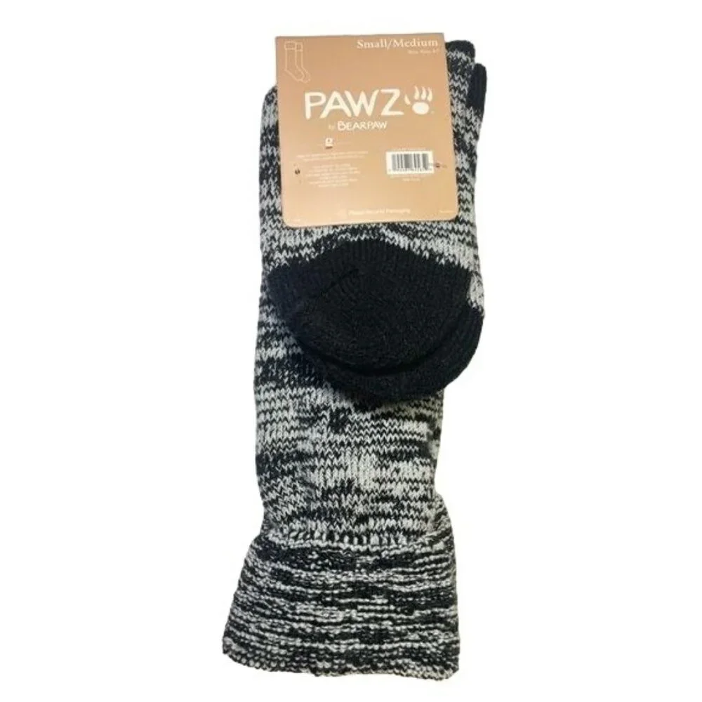 WOMEN'S SIZE 4-7 PAWZ BY BEARPAW THERMAL HEAT SOCKS SMALL/MEDIUM 2.0 TOG